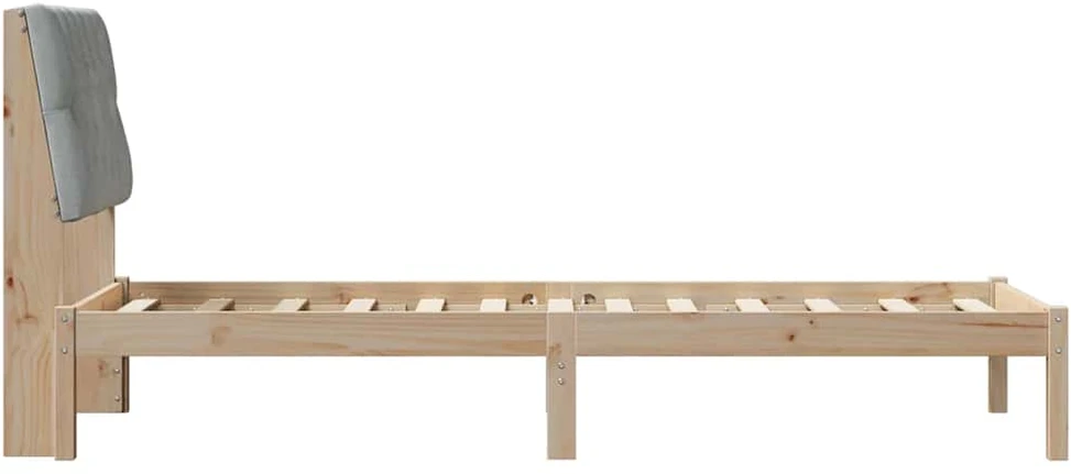 Lova Lovo rėmas su apmuštu galvūgaliu su galvūgalio Ruda 75 x 190 cm