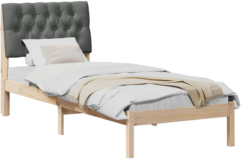 Lova Lovo rėmas su apmuštu galvūgaliu su galvūgalio Ruda 75 x 190 cm