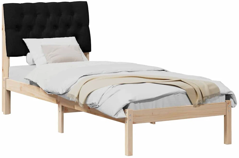 Lova Lovo rėmas su apmuštu galvūgaliu su galvūgalio Ruda 75 x 190 cm