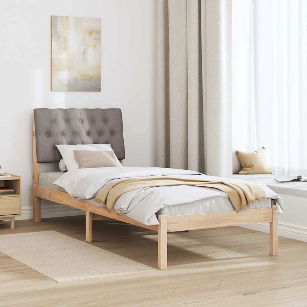 Lova Lovo rėmas su apmuštu galvūgaliu su galvūgalio Ruda 75 x 190 cm