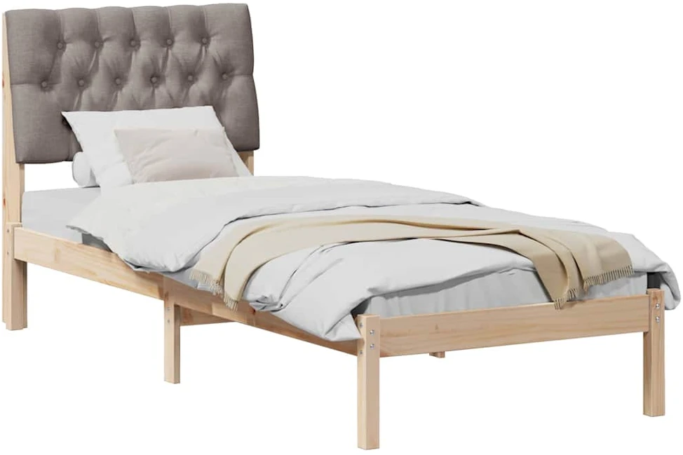 Lova Lovo rėmas su apmuštu galvūgaliu su galvūgalio Ruda 75 x 190 cm