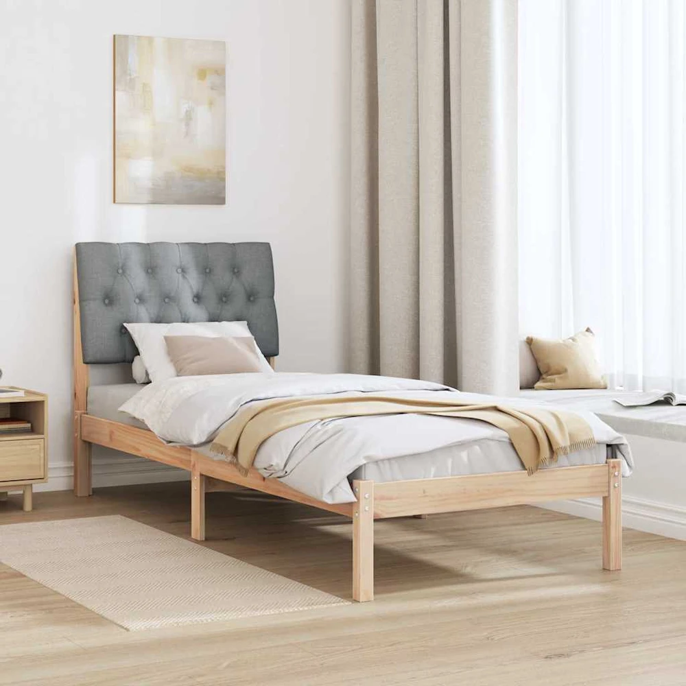 Lova Lovo rėmas su apmuštu galvūgaliu su galvūgalio Ruda 75 x 190 cm