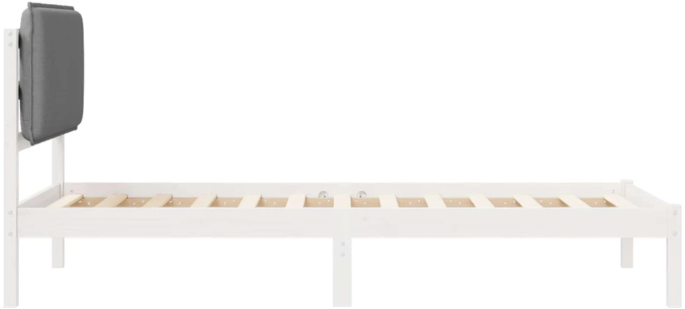 Lova Lovo rėmas su apmuštu galvūgaliu Šviesiai pilka 75 x 190 cm
