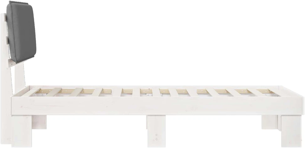 Lova Lovo rėmas su apmuštu galvūgaliu Šviesiai pilka 80 x 200 cm