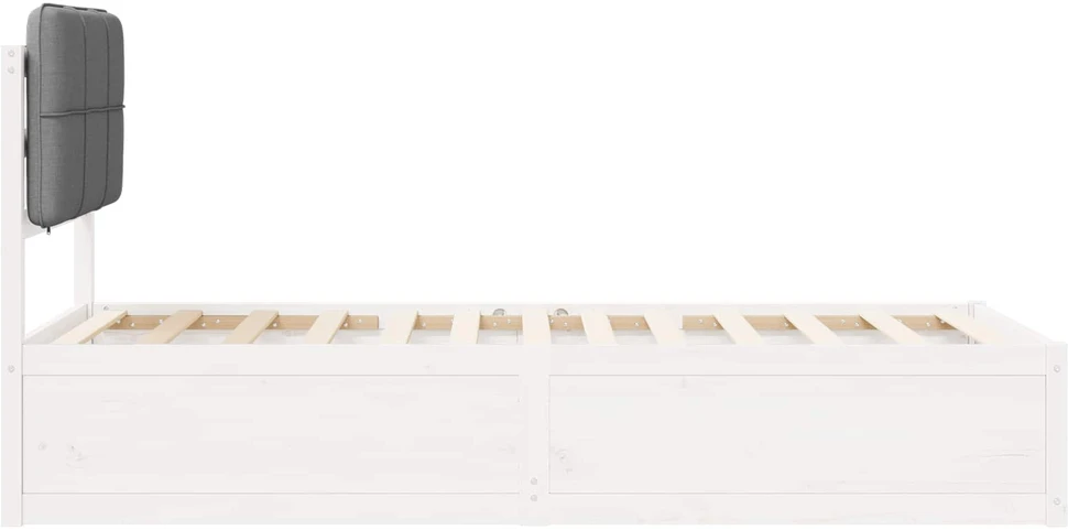 Lova Lovo rėmas su apmuštu galvūgaliu Šviesiai pilka 100 x 200 cm