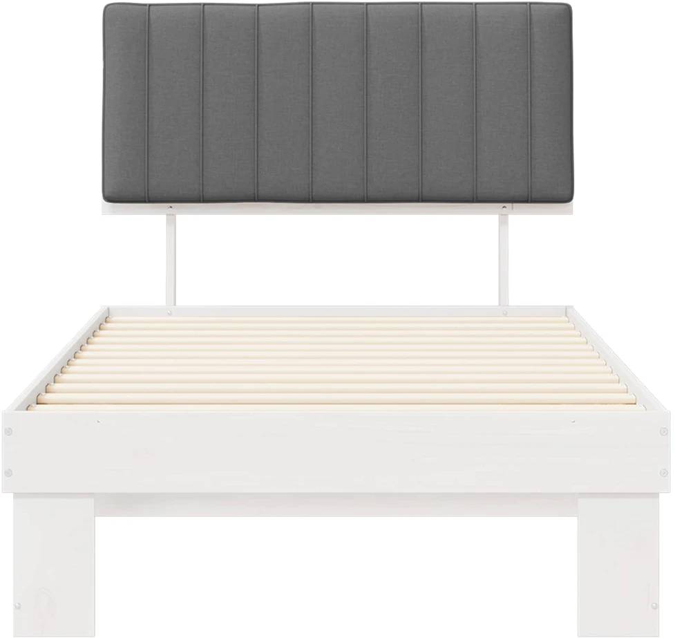 Lova Lovo rėmas su apmuštu galvūgaliu Šviesiai pilka 100 x 200 cm