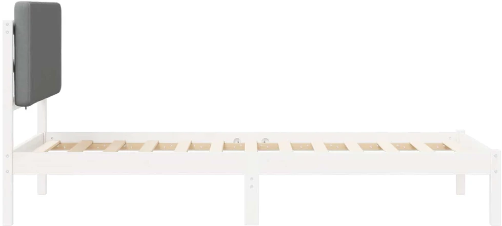 Lova Lovo rėmas su apmuštu galvūgaliu Šviesiai pilka 75 x 190 cm