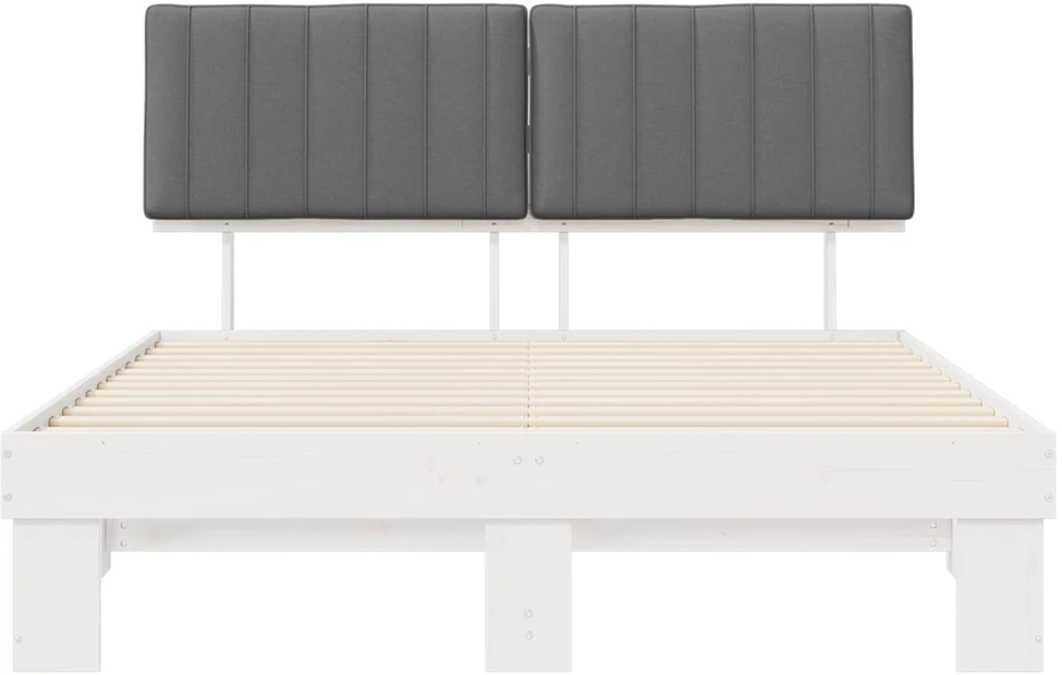 Lovo rėmas su apmuštu galvūgaliu Šviesiai pilka 150 x 200 cm