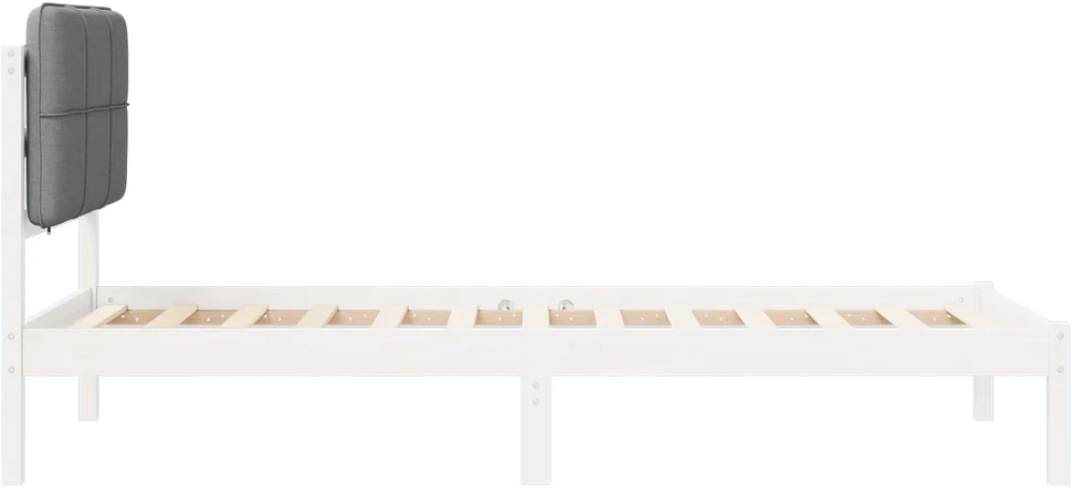 Lova Lovo rėmas su apmuštu galvūgaliu Šviesiai pilka 80 x 200 cm