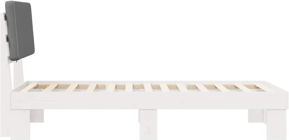 Lova Lovo rėmas su apmuštu galvūgaliu Šviesiai pilka 90 x 190 cm