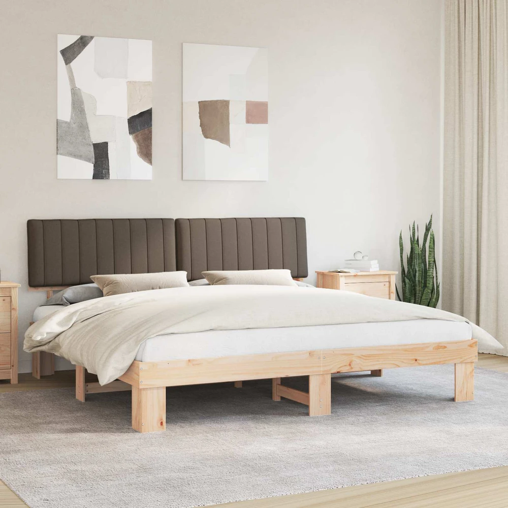 Lovo rėmas su apmuštu galvūgaliu Tortora 200 x 200 cm