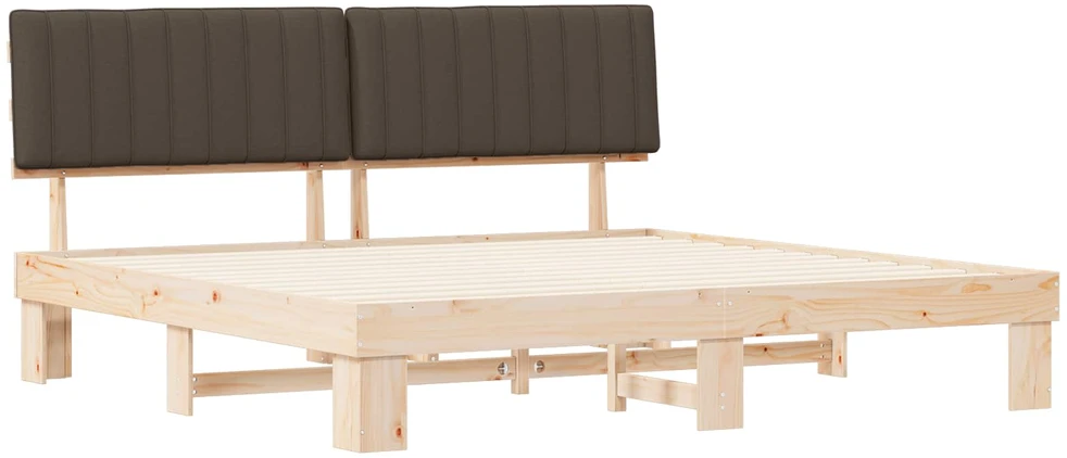Lovo rėmas su apmuštu galvūgaliu Tortora 200 x 200 cm