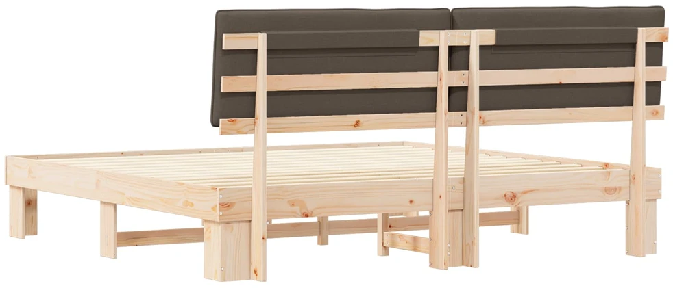 Lovo rėmas su apmuštu galvūgaliu Tortora 200 x 200 cm