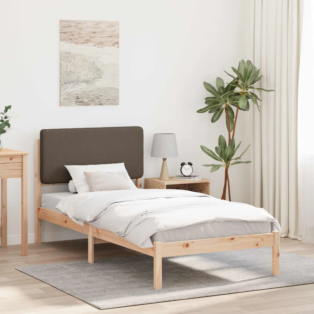 Lova Lovo rėmas su apmuštu galvūgaliu Tortora 75 x 190 cm