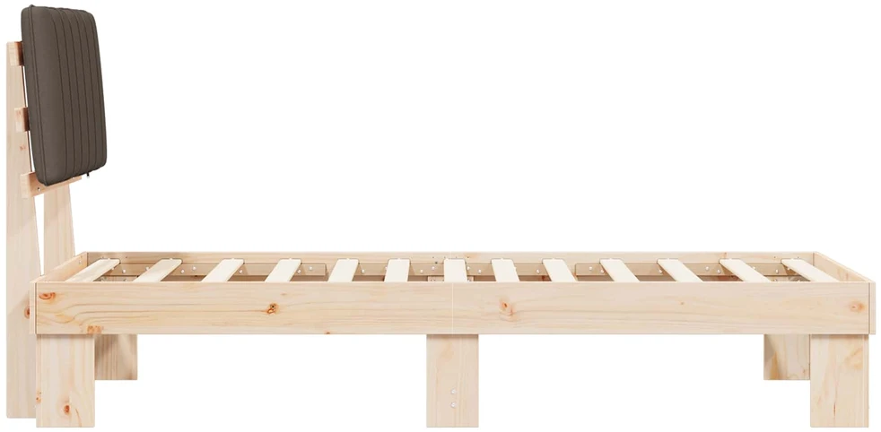 Lova Lovo rėmas su apmuštu galvūgaliu Tortora 75 x 190 cm