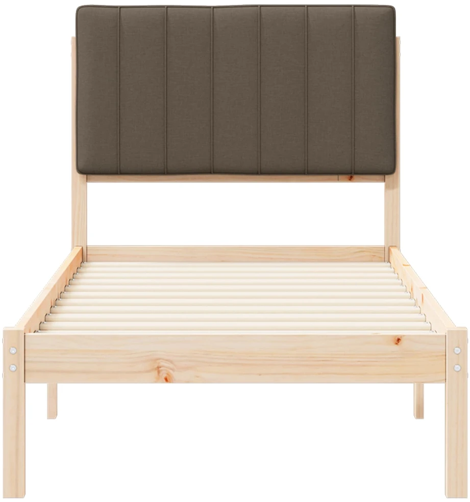 Lova Lovo rėmas su apmuštu galvūgaliu Taupe 75 x 190 cm