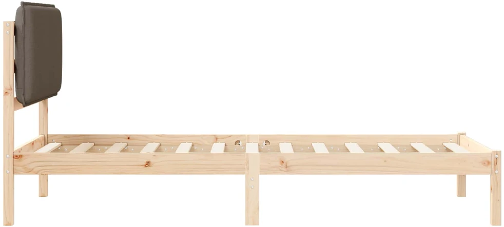 Lova Lovo rėmas su apmuštu galvūgaliu Taupe 90 x 200 cm