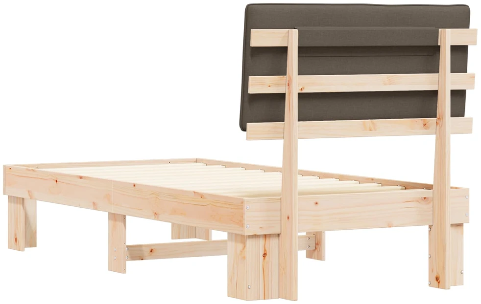 Lova Lovo rėmas su apmuštu galvūgaliu Tortora 90 x 200 cm