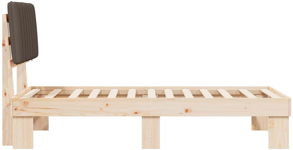 Lova Lovo rėmas su apmuštu galvūgaliu Tortora 90 x 190 cm