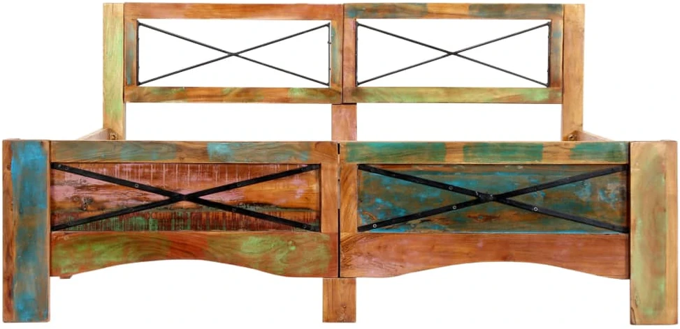 Lovos rėmas, 140x200cm, perdirbtos medienos masyvas