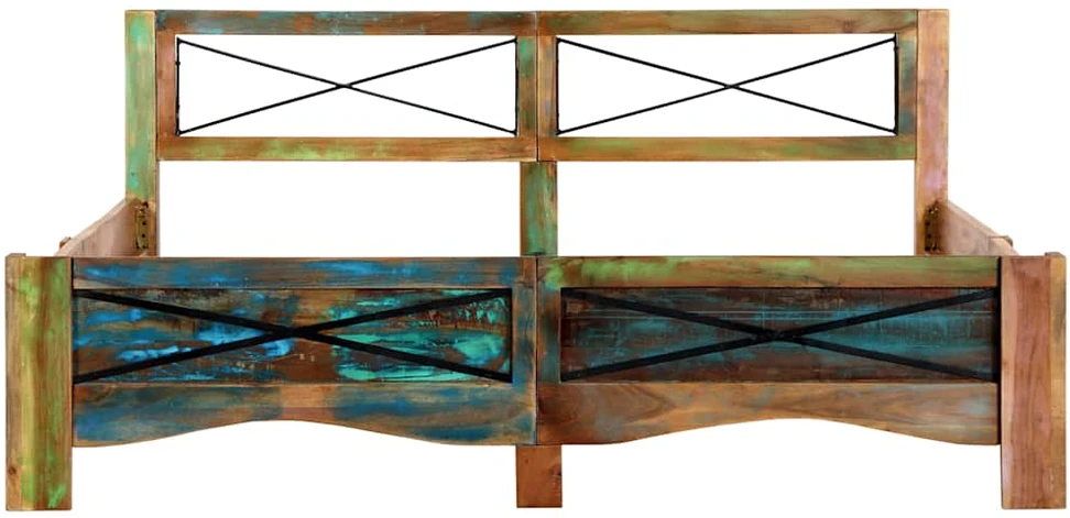 Lovos rėmas, 160x200cm, perdirbtos medienos masyvas