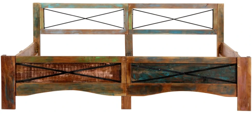 Lovos rėmas, 180x200cm, perdirbtos medienos masyvas