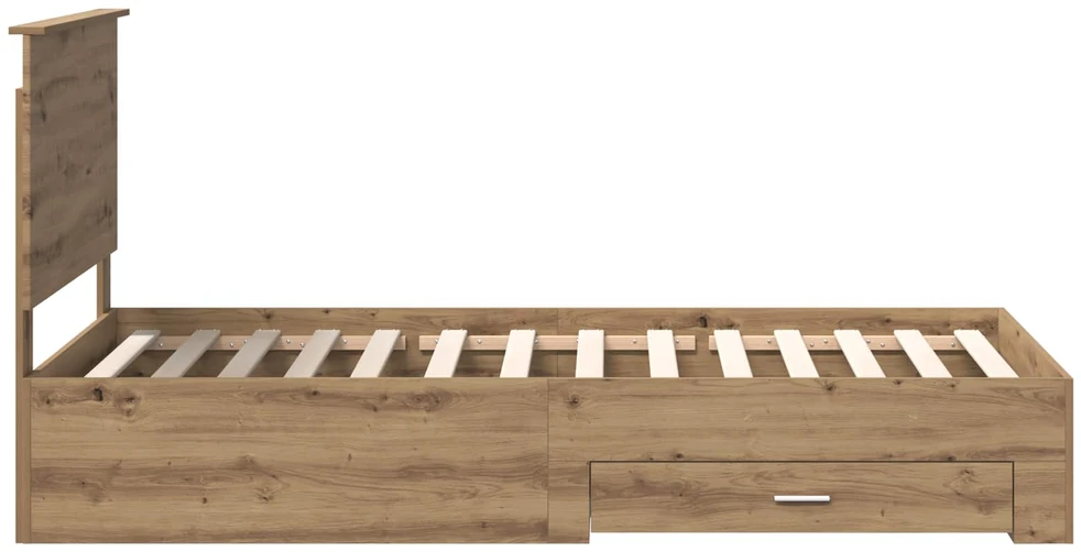 Lova Lovos rėmas Amatininkų ąžuolas 100 x 200 cm Apdirbta mediena
