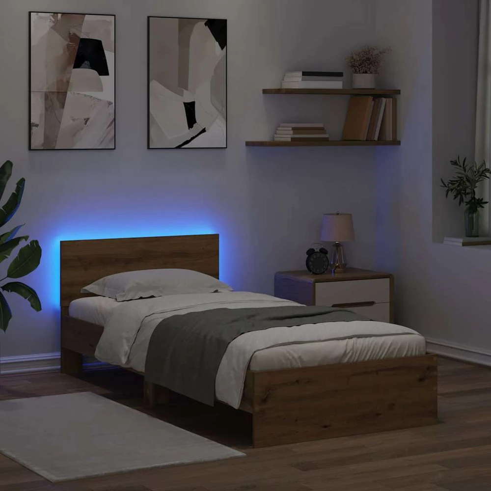 Lova Lovos rėmas Amatininkų ąžuolas 100 x 200 cm Apdirbta mediena
