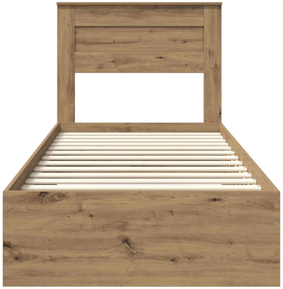 Lova Lovos rėmas Amatininkų ąžuolas 100 x 200 cm Apdirbta mediena