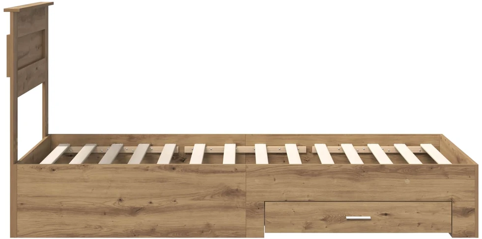 Lova Lovos rėmas Amatininkų ąžuolas 100 x 200 cm Apdirbta mediena