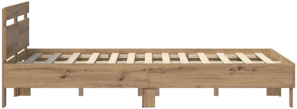 Lova Lovos rėmas Amatininkų ąžuolas 120 x 200 cm Apdirbta mediena