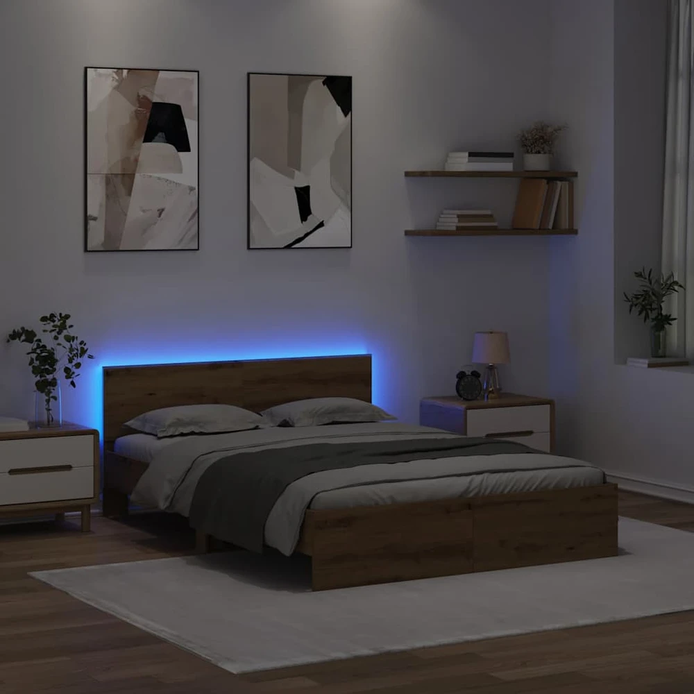 Lovos rėmas Amatininkų ąžuolas 160 x 200 cm Apdirbta mediena
