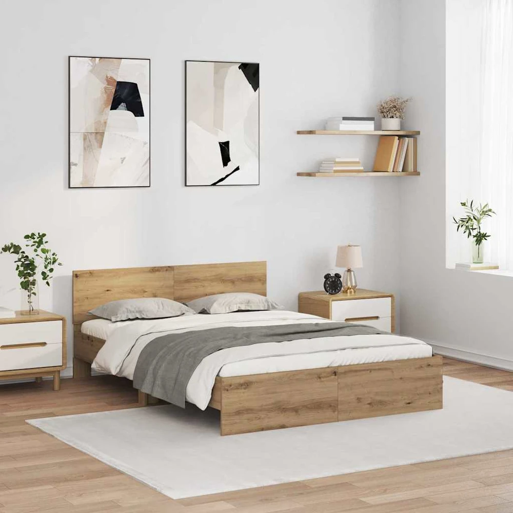 Lovos rėmas Amatininkų ąžuolas 160 x 200 cm Apdirbta mediena