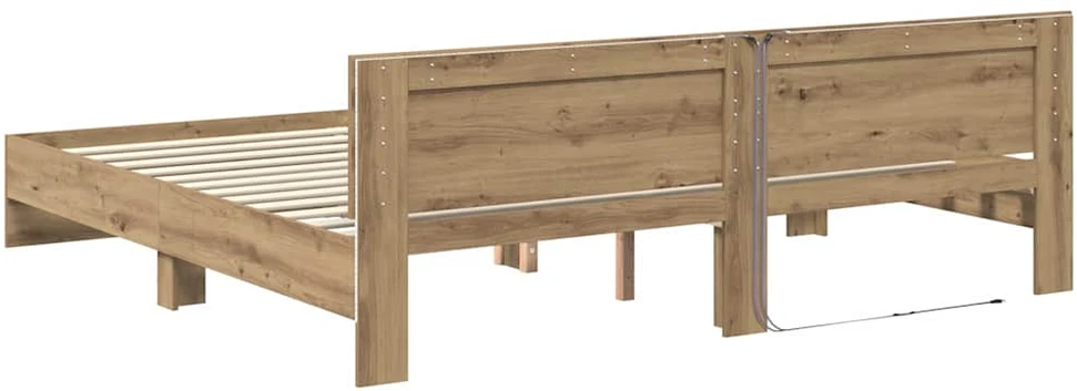Lovos rėmas Amatininkų ąžuolas 200 x 200 cm Apdirbta mediena