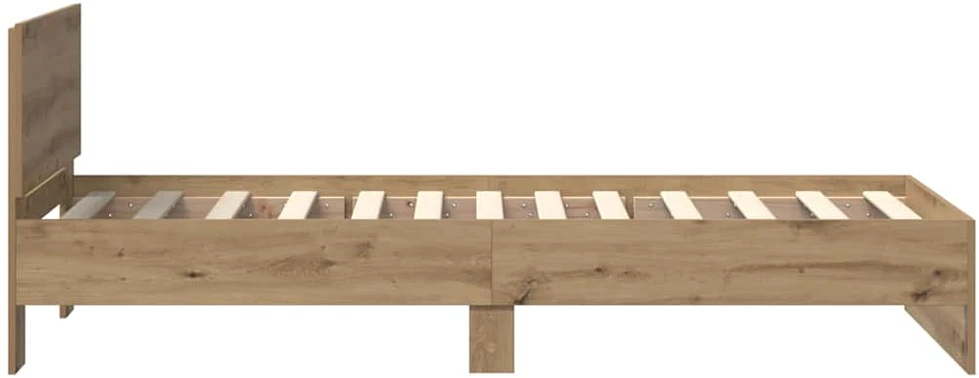 Lova Lovos rėmas Amatininkų ąžuolas 75 x 190 cm Apdirbta mediena