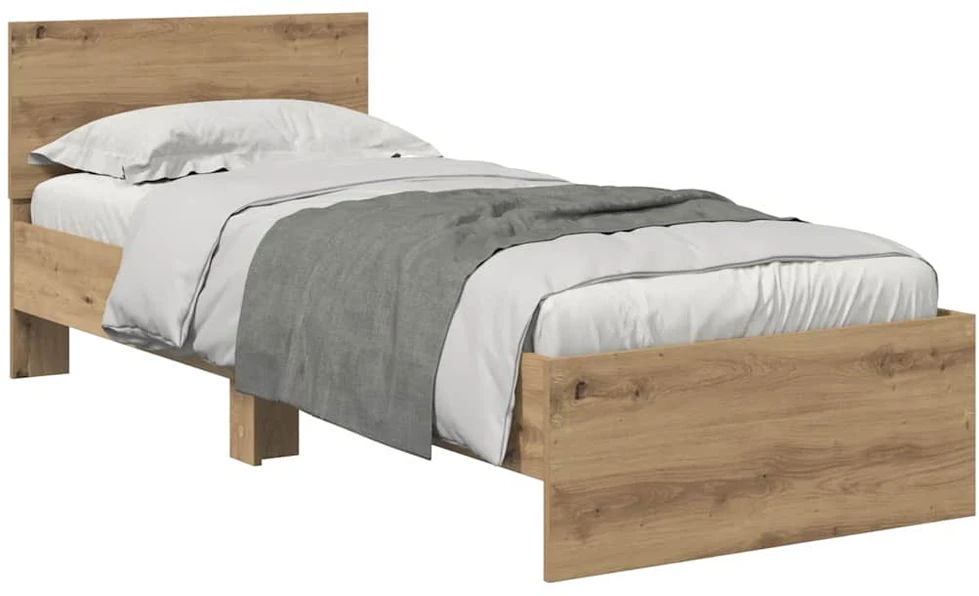 Lova Lovos rėmas Amatininkų ąžuolas 75 x 190 cm Apdirbta mediena