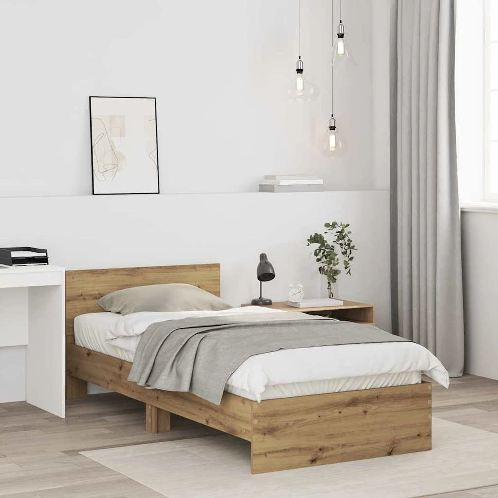 Lova Lovos Rėmas su Galvūgaliu Artisano ąžuolo 90 x 190 cm