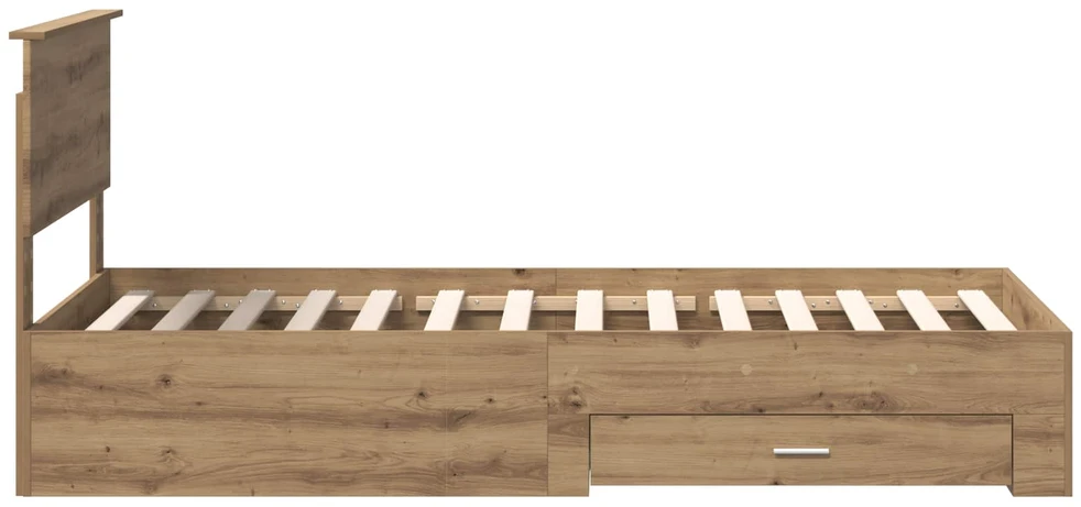 Lova Lovos rėmas Artisano ąžuolo 90 x 200 cm Apdirbta mediena