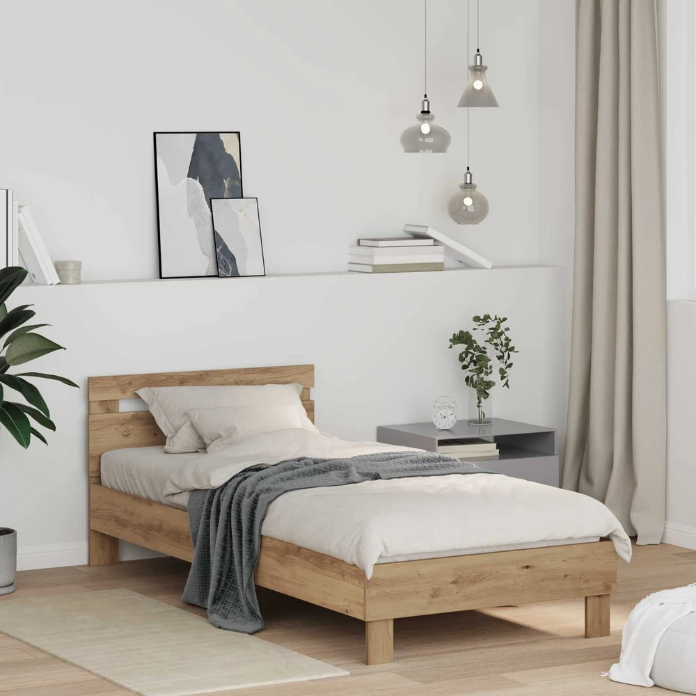 Lova Lovos rėmas Amatininkų ąžuolas 98.5 x 200 cm Apdirbta mediena