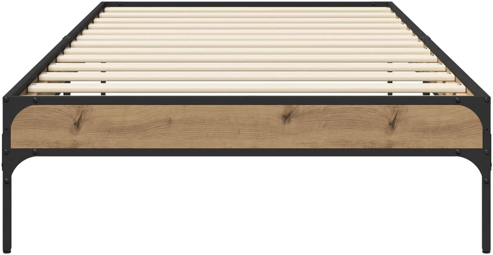 Lova Lovos rėmas Artisano ąžuolo 80 x 200 cm Apdirbta mediena