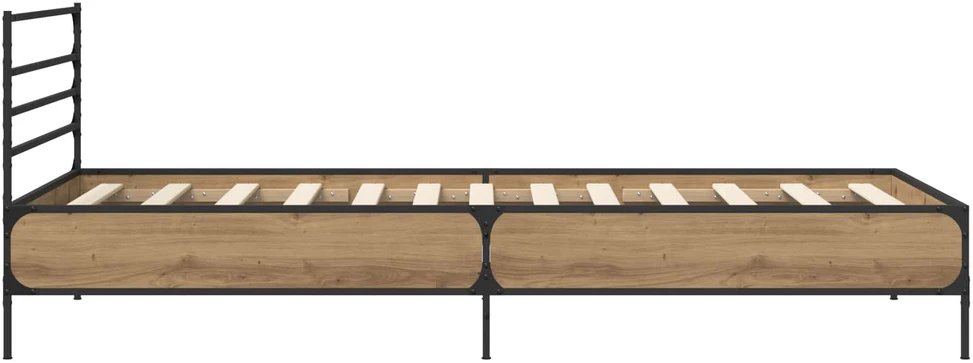 Lova Lovos rėmas Artisano ąžuolo 80 x 200 cm Apdirbta mediena