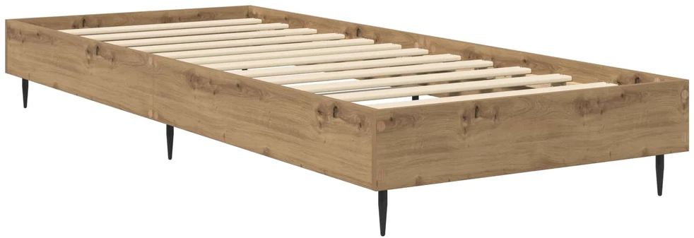Lova Lovos rėmas Artisano ąžuolo 80 x 200 cm Apdirbta mediena