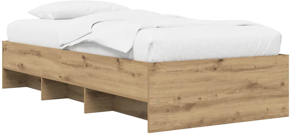 Lova Lovos rėmas Artisano ąžuolo 80 x 200 cm Apdirbta mediena