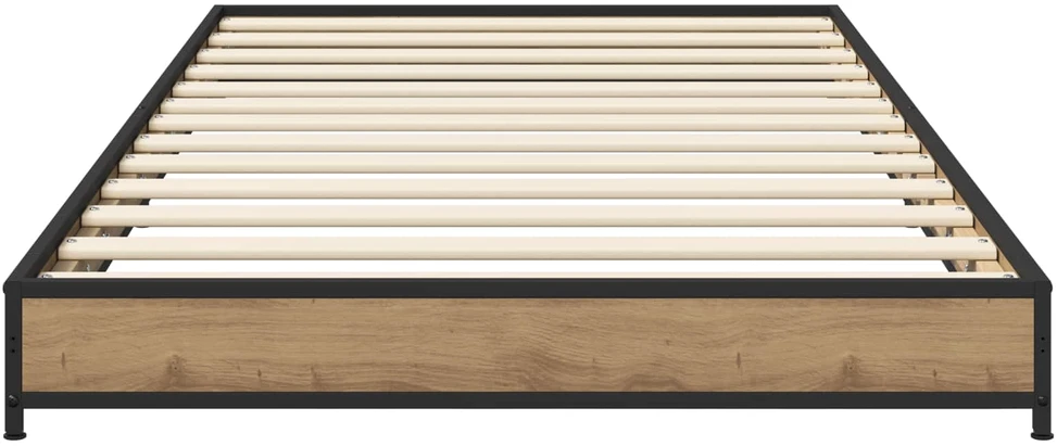 Lova Lovos rėmas Artisano ąžuolo 80 x 200 cm Apdirbta mediena