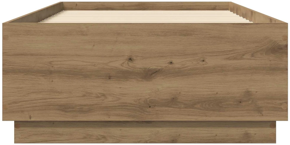 Lova Lovos rėmas Artisano ąžuolo 80 x 200 cm Apdirbta mediena