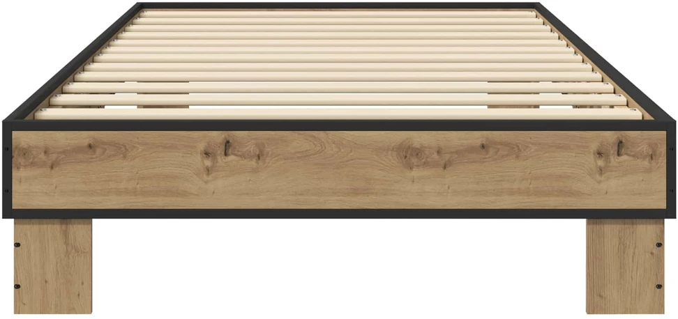 Lova Lovos rėmas Artisano ąžuolo 80 x 200 cm Apdirbta mediena