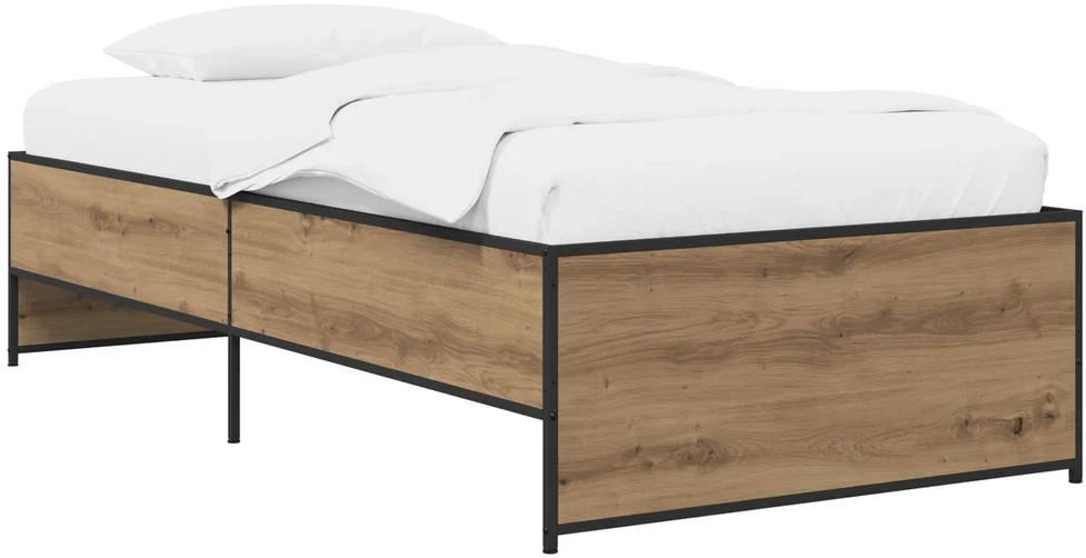Lova Lovos rėmas Artisano ąžuolo 80 x 200 cm Apdirbta mediena