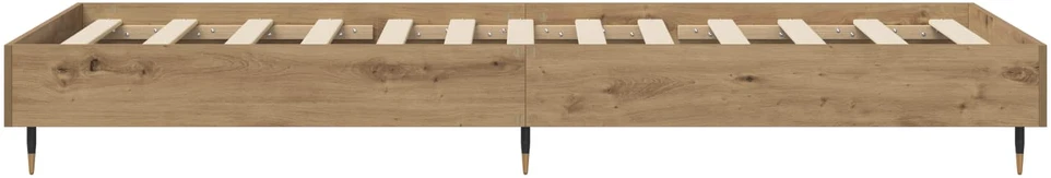 Lova Lovos rėmas Artisano ąžuolo 80 x 200 cm Apdirbta mediena