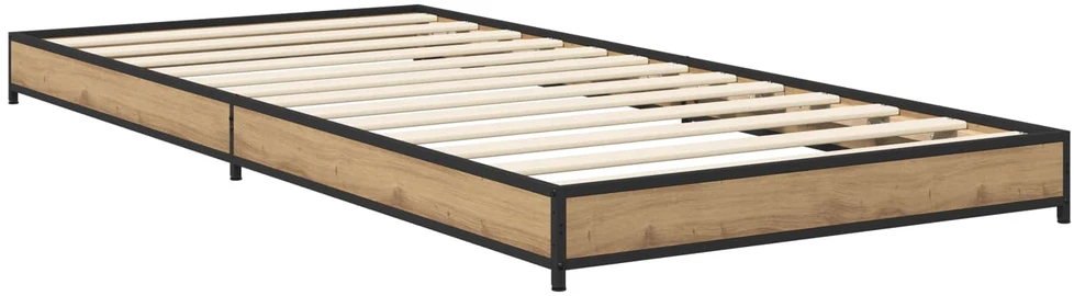 Lova Lovos rėmas Artisano ąžuolo 80 x 200 cm Apdirbta mediena