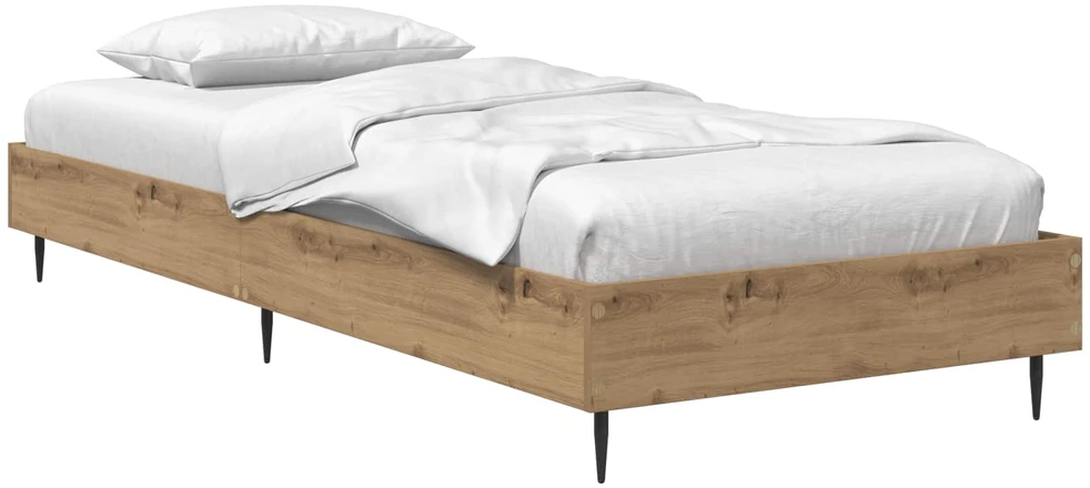 Lova Lovos rėmas Artisano ąžuolo 80 x 200 cm Apdirbta mediena